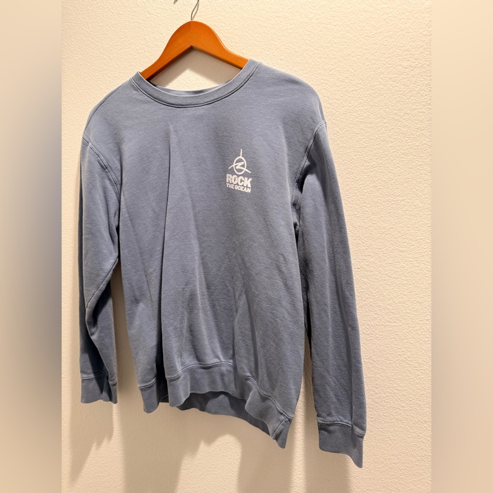 Comfort Colors Men's Slate Blue Crewneck Sweater